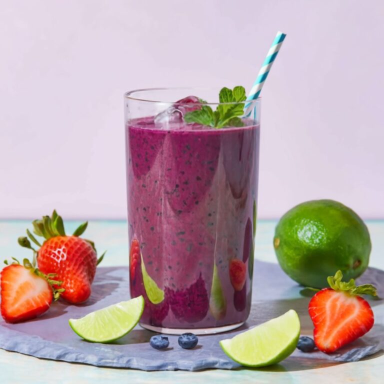 Bebida Energética de Açaí, Cenoura e Morango