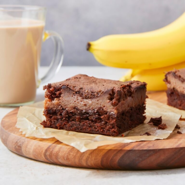 Brownie de Banana com Cacau