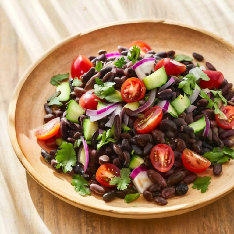 Salada de Feijão Preto: Um Clássico Reinventado para Vegans