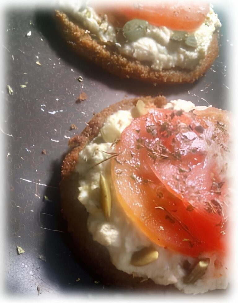 Veganburguer com Homus de Grão de Bico e Tomate