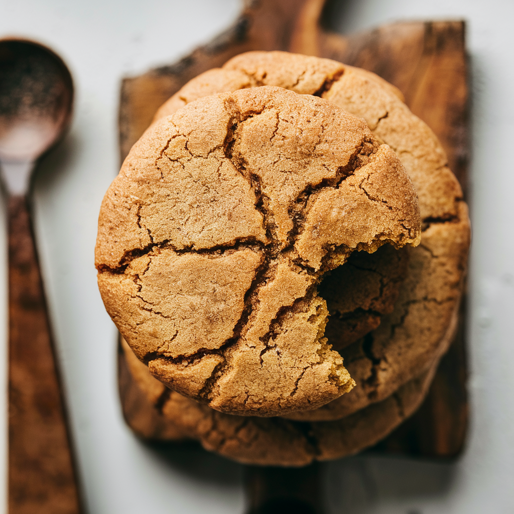 Biscoitos Fitness de Gengibre e Chia Vegano