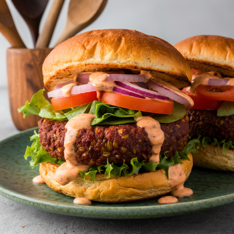 Burgers de Lentilha Vermelha para a Perda de Peso