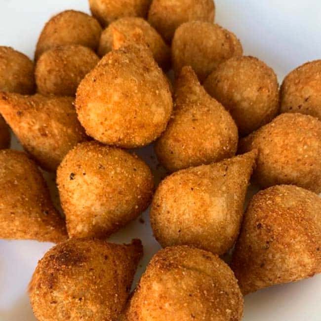 Coxinha Fitness Vegana de Jaca