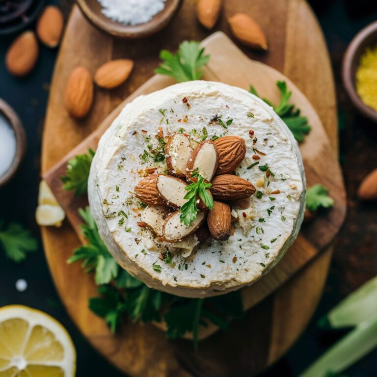 Queijo Vegano de Amêndoas