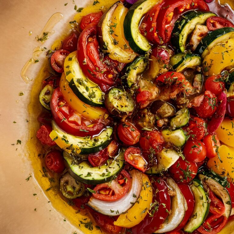 Ratatouille de Legumes Assados para a Perda de Peso