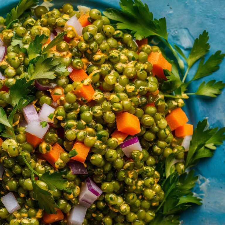 Salada de Lentilhas com Vinagrete de Mostarda para Emagrecer