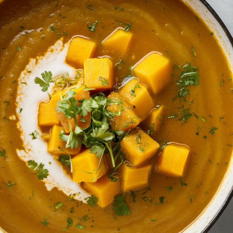 Sopa de Abóbora com Coco e Curry para Emagrecer