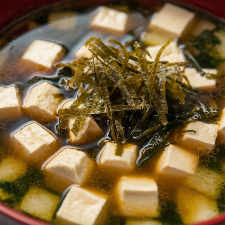 Sopa de Missô com Tofu e Algas para Emagrecer