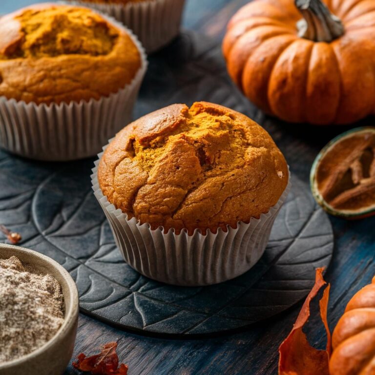 Muffins Fitness de Abóbora e Quinoa Vegano