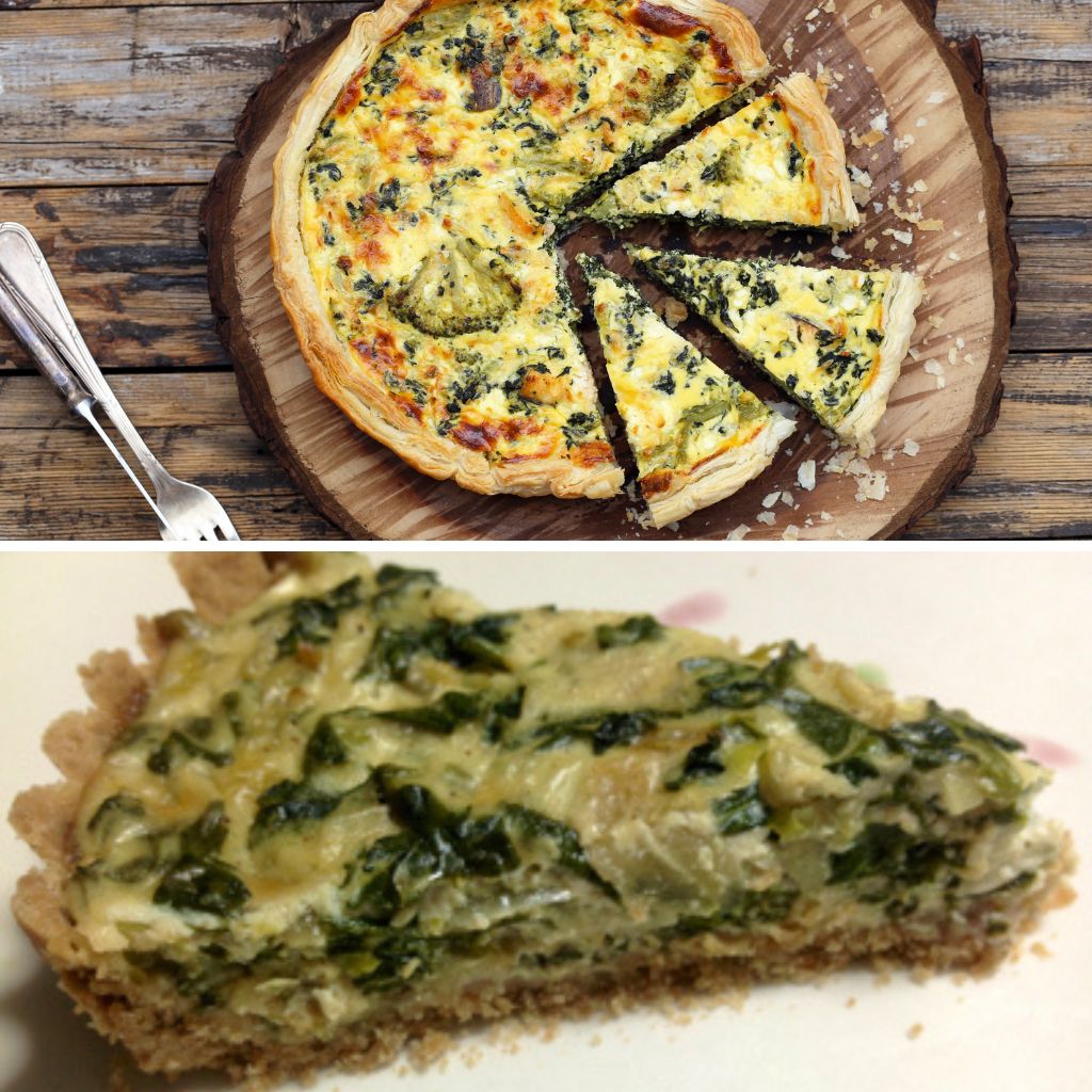 Quiche de Tofu e Espinafre Sem Glúten Vegano