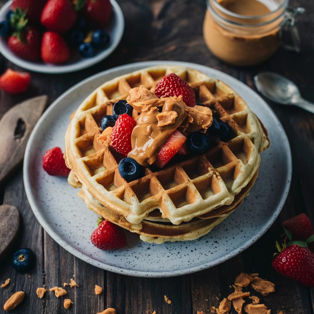 Waffle Vegano Sem Glúten