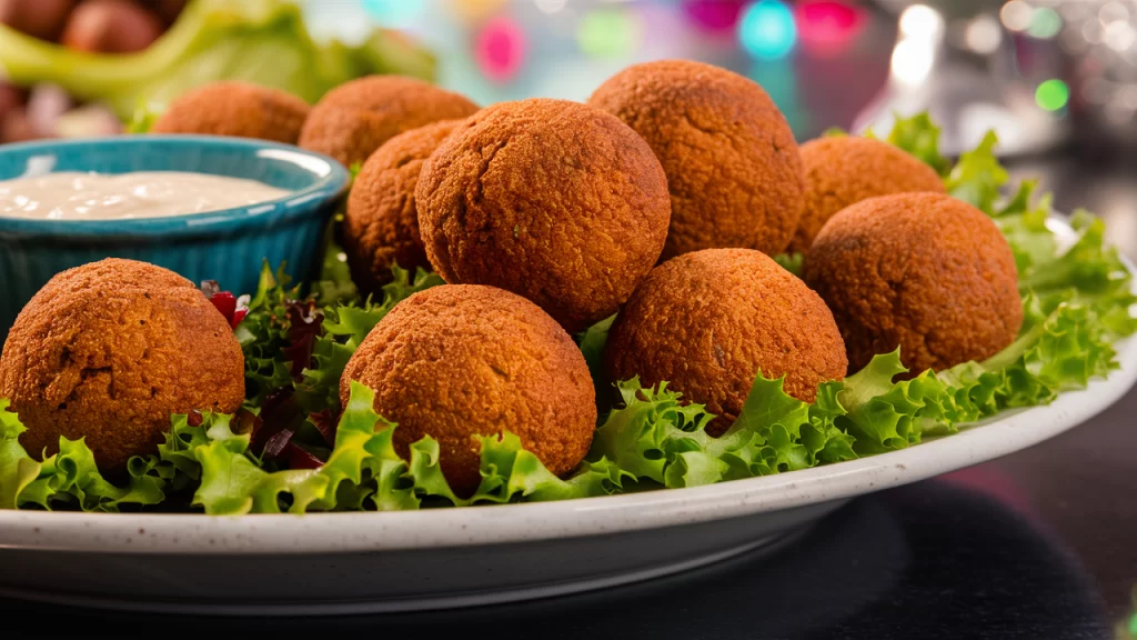 Bolinho de Grão-de-Bico Vegano Fitness