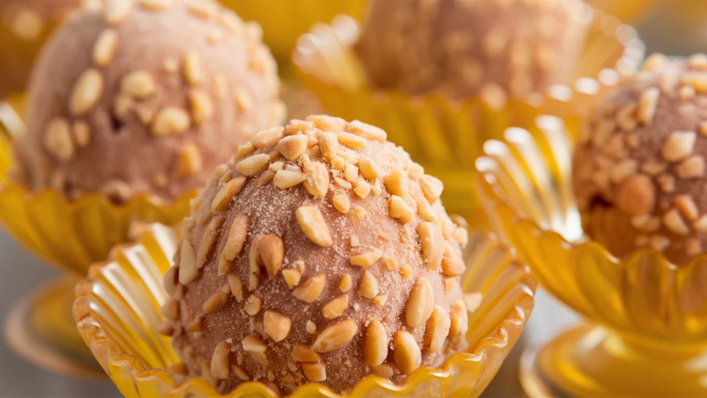 Brigadeiro de Amendoim Sem Glúten Vegano