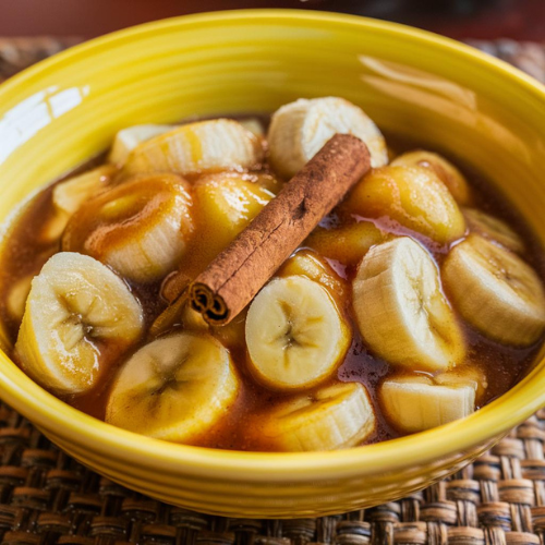 Doce de Banana com Canela Vegano Fitness