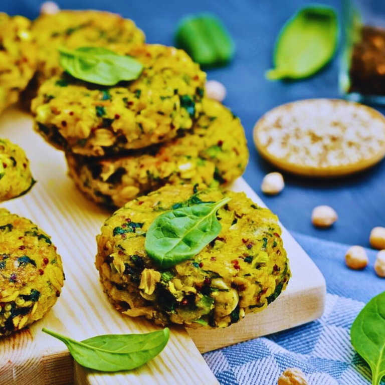 Bolinho de Espinafre e Quinoa Vegano e Sem Glúten