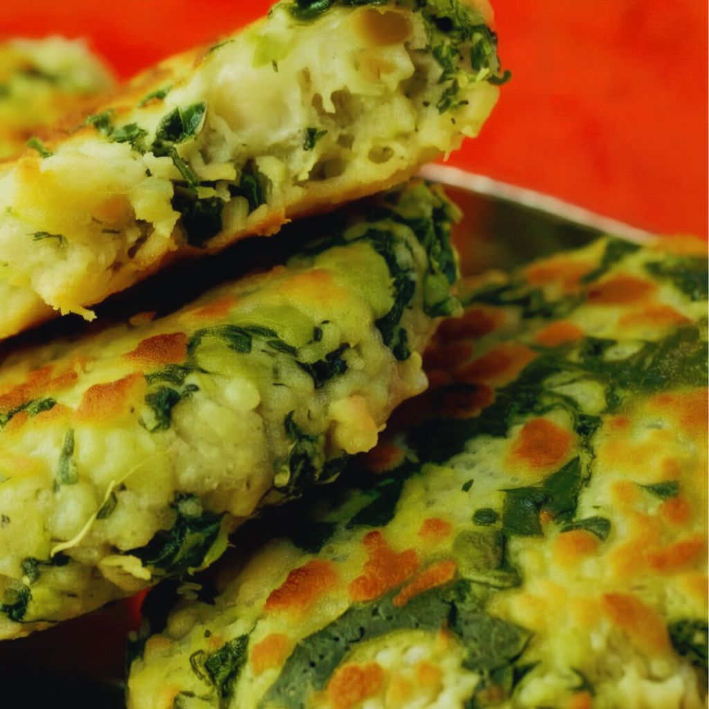 Bolinho de Mandioca com Espinafre Vegano e Sem Glúten