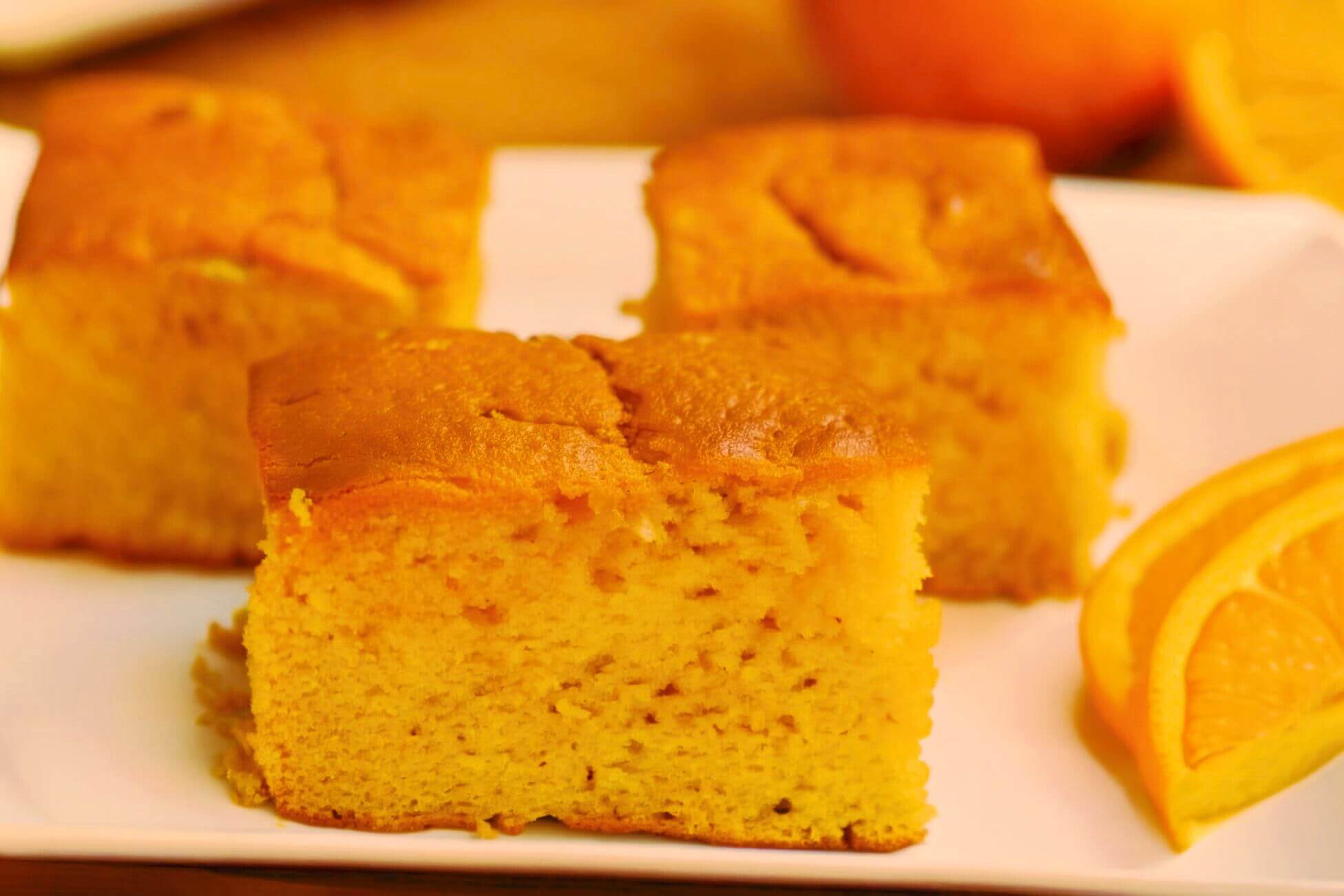 Bolo de Laranja com Cenoura Vegano e Sem Glúten