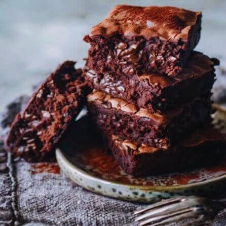 Brownie de Batata-Doce Vegano e Sem Glúten