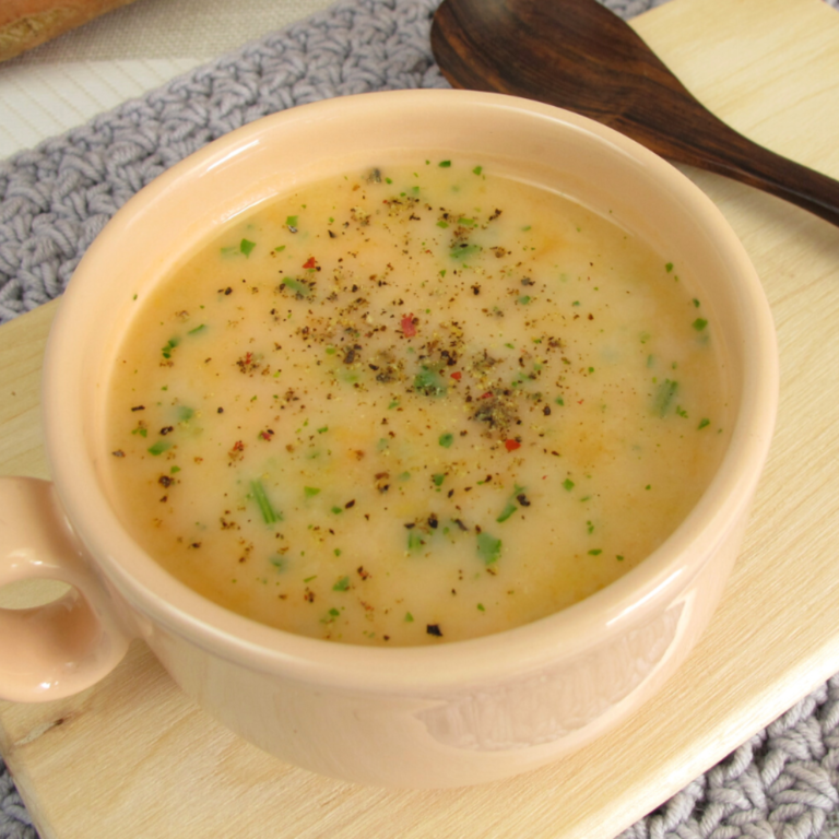 Caldo de Batata-doce com Alho-poró Vegano e Fitness