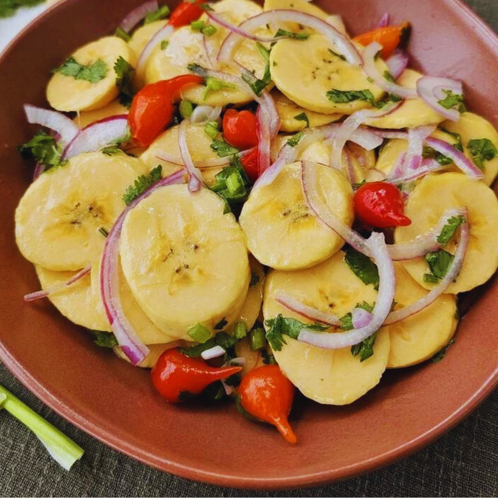 Ceviche de Banana-da-terra Vegano e Fitness