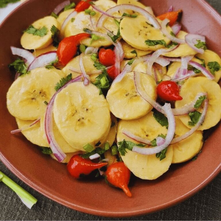 Ceviche de Banana-da-terra Vegano e Fitness