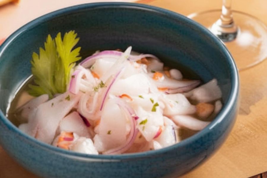 Ceviche de Jaca Vegano e Fit