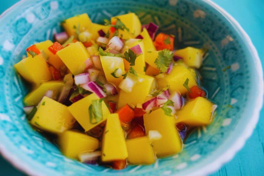 Ceviche de Manga Vegano e Sem Glúten