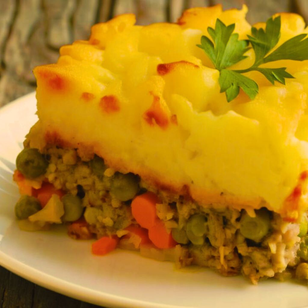 Empadão de Grão-de-Bico com Legumes Vegano e Sem Glúten