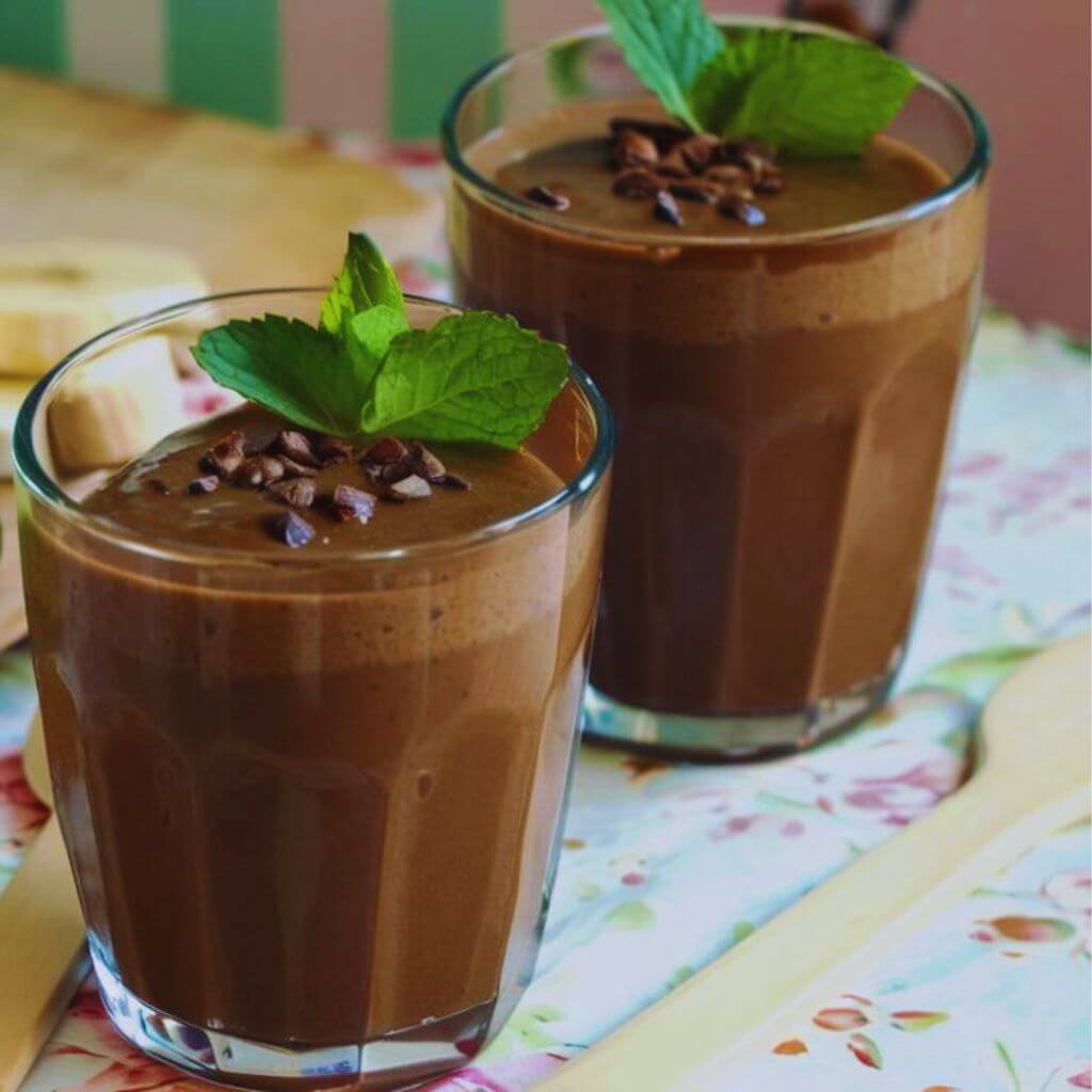 Mousse de Abacate com Cacau Vegana e Sem Glúten