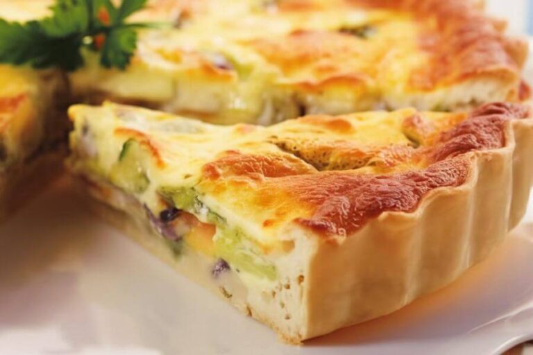 Quiche de Abobrinha Vegana e Low Carb