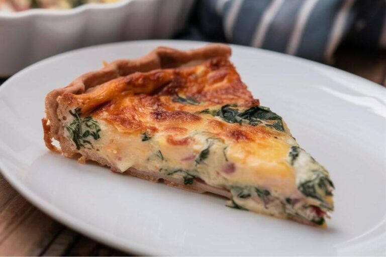 Quiche de Espinafre e Tomate Seco Vegana e Low Carb