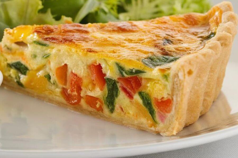 Quiche de Legumes Vegana e Fitness