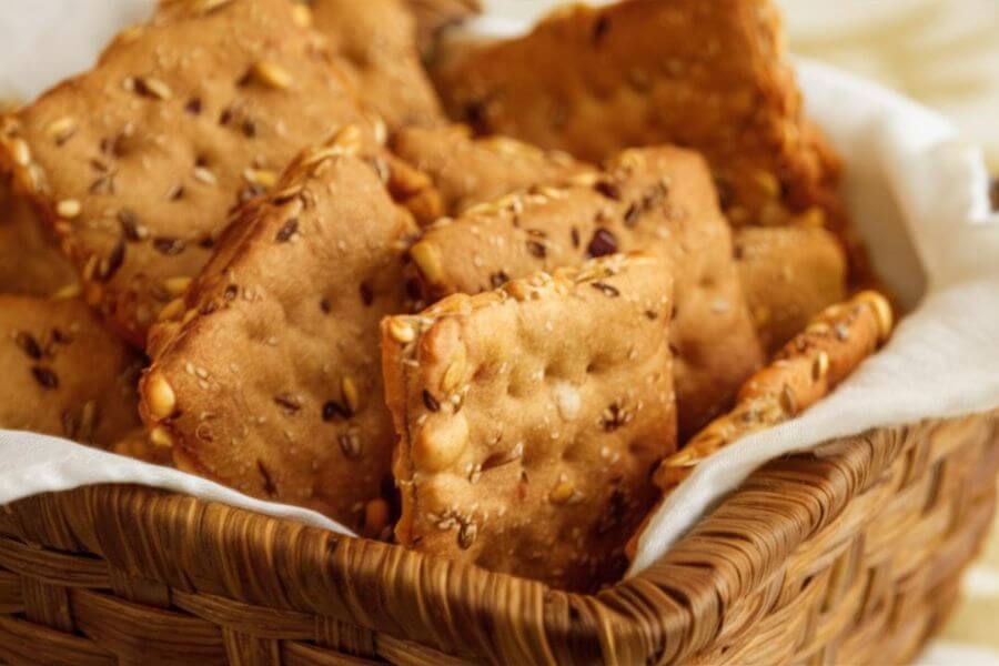 Biscoito Vegano Fit de Gergelim e Linhaça