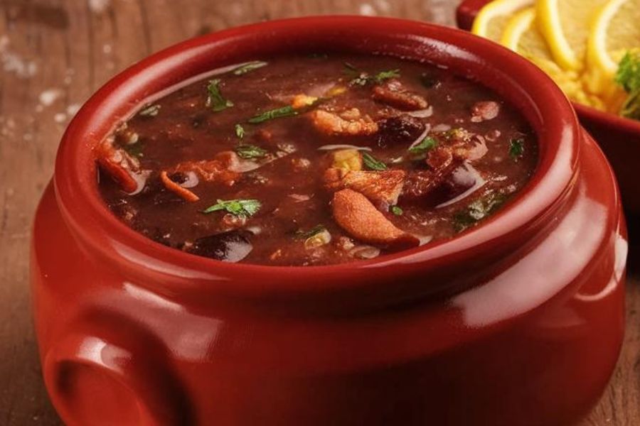 Feijoada de Feijão Preto com Cogumelos Vegana