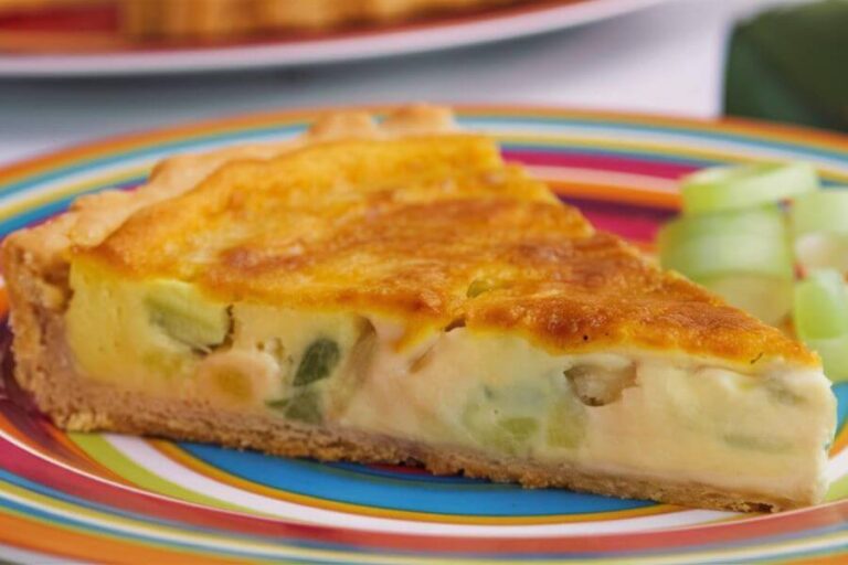 Quiche de Alho-Poró Vegana e Sem Glúten