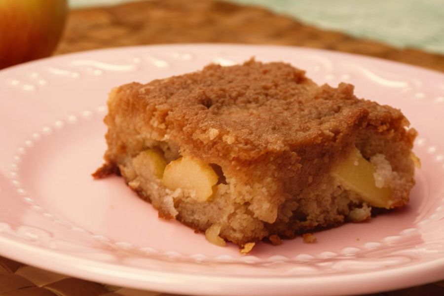 Torta de Maçã com Castanhas Vegana e Sem Glúten