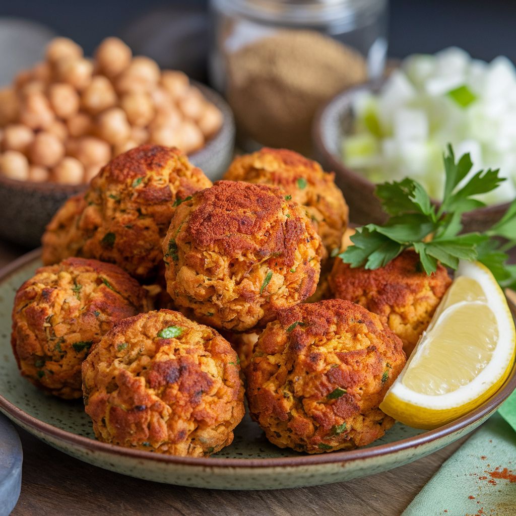 Falafel Vegano e Fit ao Forno