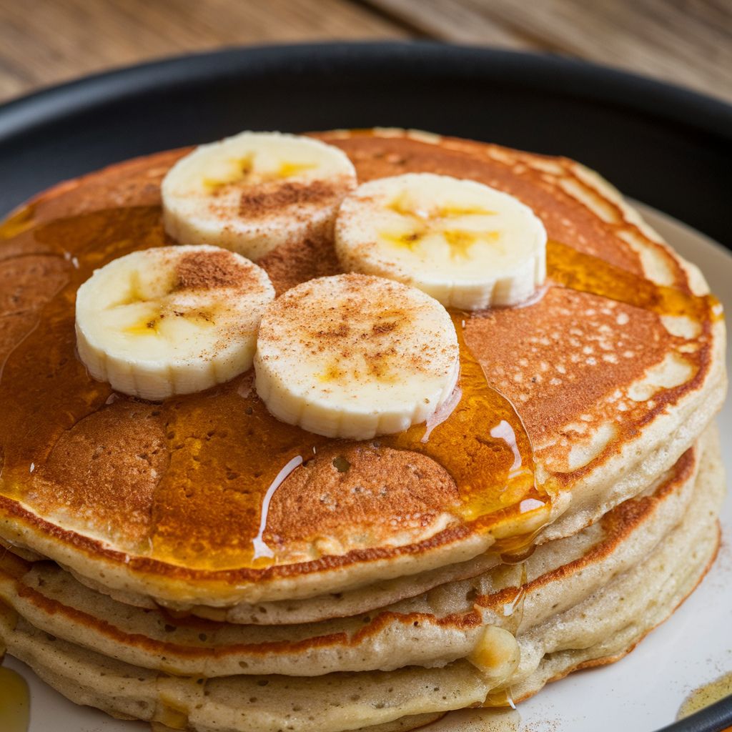 Panqueca de Banana com Aveia Vegana e Fitness