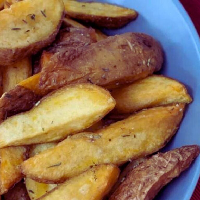 Batatas Rústicas com Alecrim e Sal Grosso