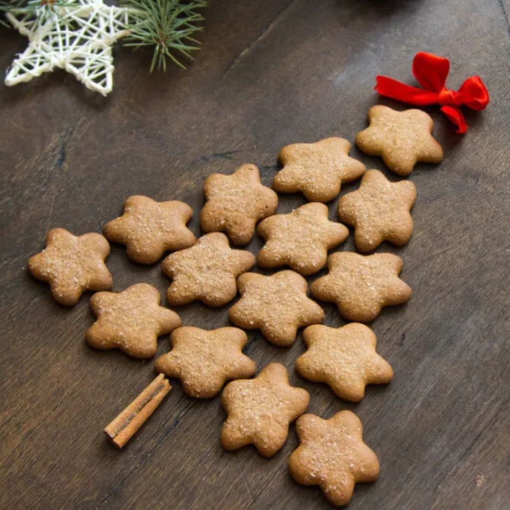 Biscoitos de Gengibre Veganos Decorados