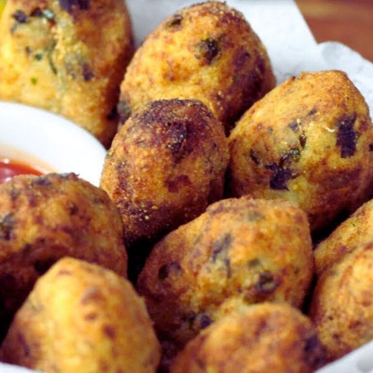 Bolinho de Bacalhau Vegano com Algas