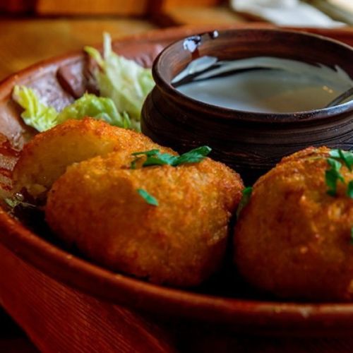 Bolinho de Batata-Doce com Ervas