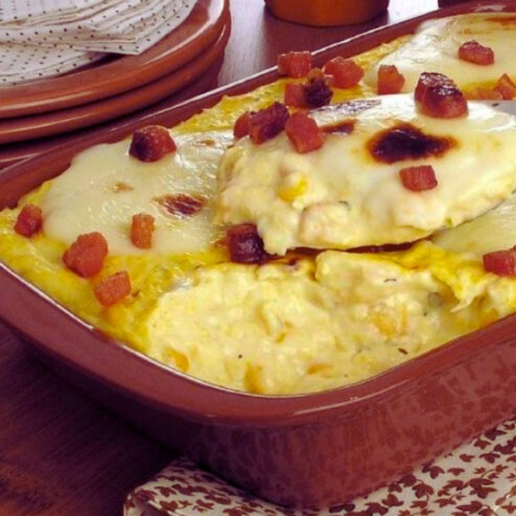 Creme de Milho Vegano Gratinado