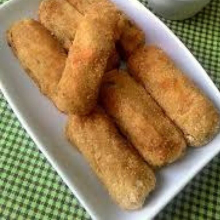 Croquete de Palmito Vegano com Gergelim