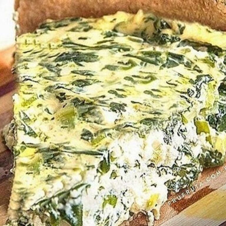 Quiche Vegano de Alho-Poró e Espinafre