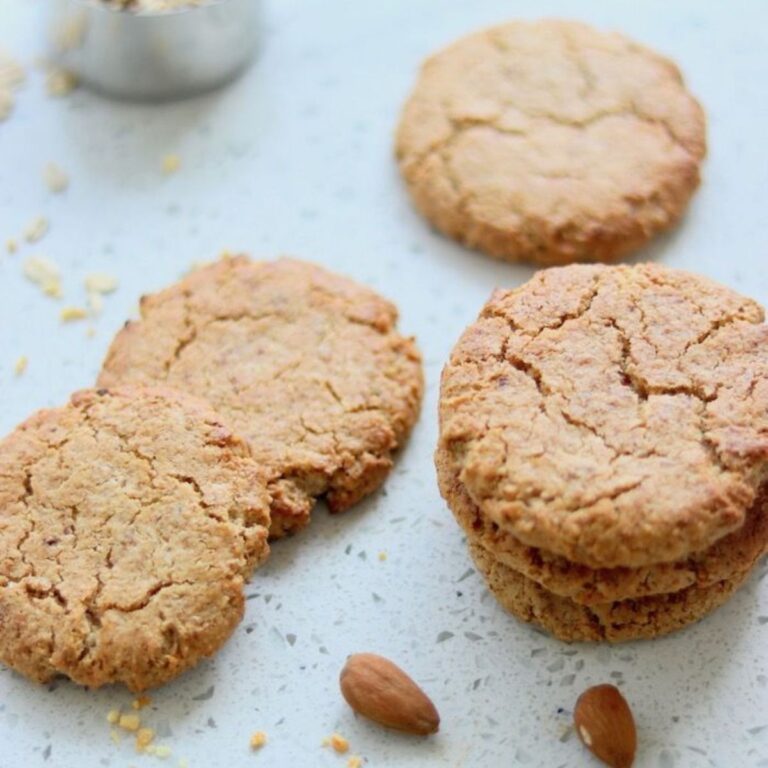 Cookies de Amêndoas e Coco Veganos